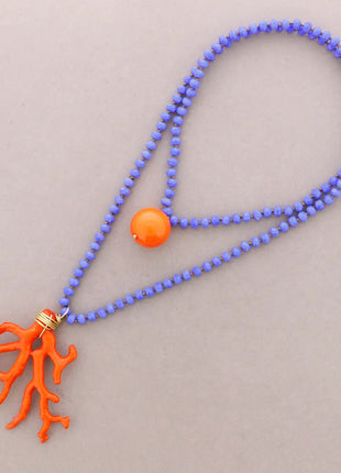 Collar multicolor coral