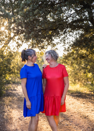Vestido "Colorimetría" en Azul Royal – Edición Limitada