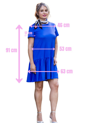 Vestido "Colorimetría" en Azul Royal – Edición Limitada