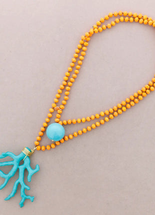 Collar multicolor coral