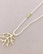 Collar Perlas Coral