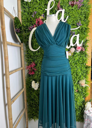 Vestido Petróleo