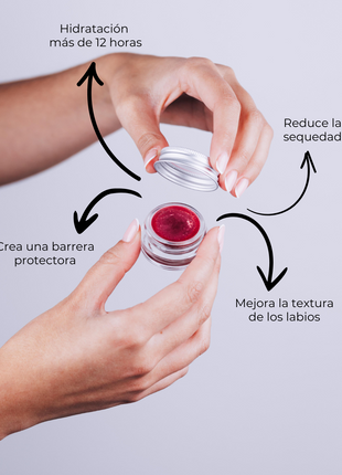 Bálsamo Labial con color ROJO
