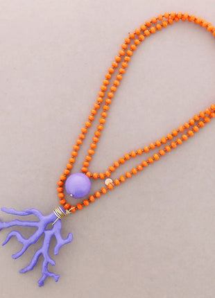 Collar multicolor coral