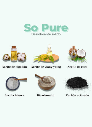 Desodorante Sólido ECO SO PURE