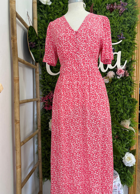Vestido Tala MIDI Rosa