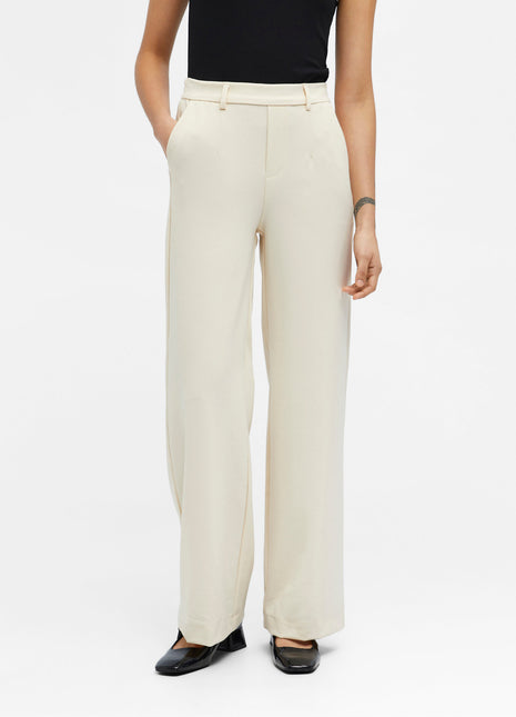 Pantalón Lisa Wide Crema
