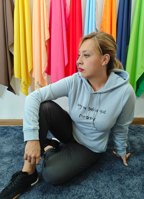 Sudadera con Capucha HOY Azul