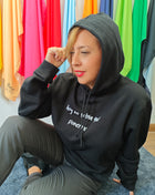 Sudadera con Capucha HOY NEGRA
