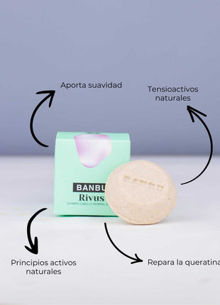 Champú Sólido ECO Hidratante Cabello Normal y Seco RIVUS