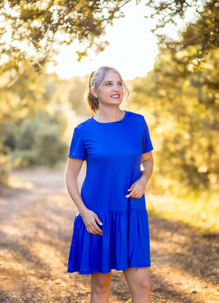 Vestido "Colorimetría" en Azul Royal – Edición Limitada