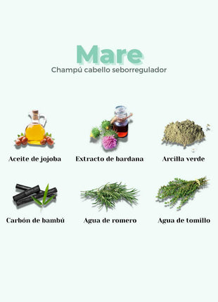Champú Sólido ECO Cabello Graso MARE