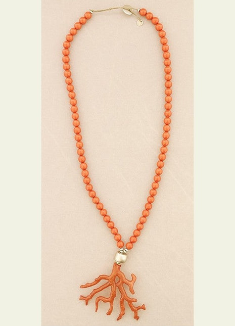 Collar Largo coral