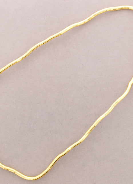 Collar Largo Coletero Flexible Metal