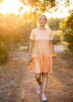 Vestido Mandarina – Colorimetría para piel cálida – Edición limitada Nessa Shopper