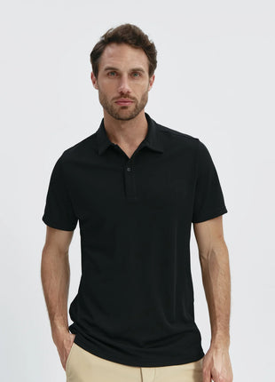 Polo hombre manga corta CELESTE
