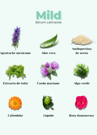 Sérum Facial Calmante Pieles Sensibles con Rojeces MILD