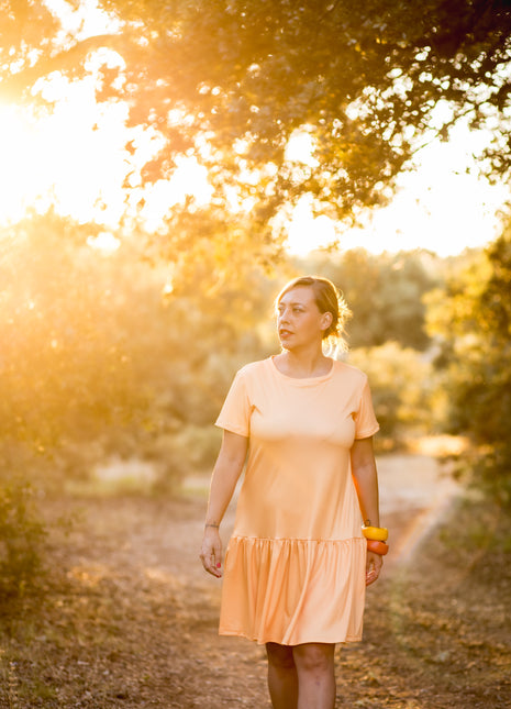 vestido mandarina colorimetría nessa