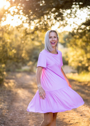 Vestido "Colorimetría" en Rosa Pastel – Edición Limitada