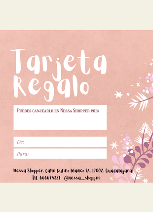 Tarjeta Regalo