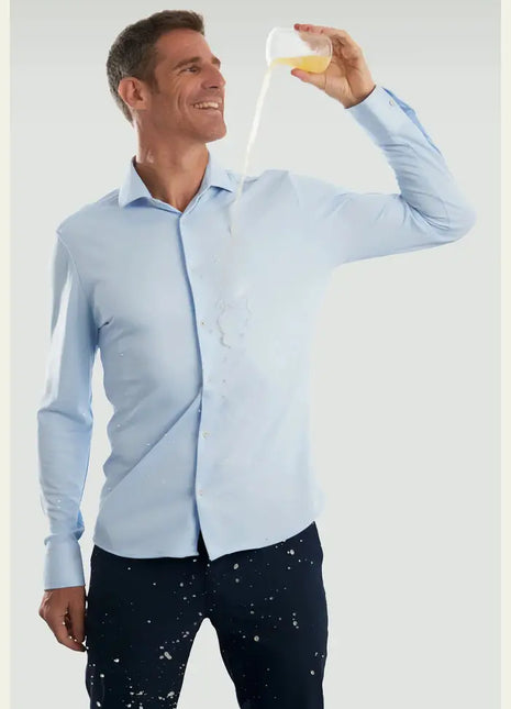 Camisa VESTIR  regular CELESTE